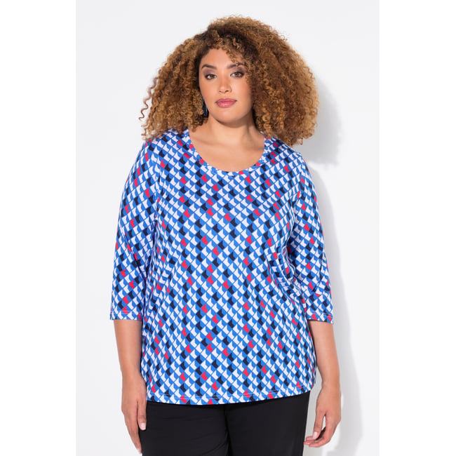 T-shirt long imprimé - ULLA POPKEN