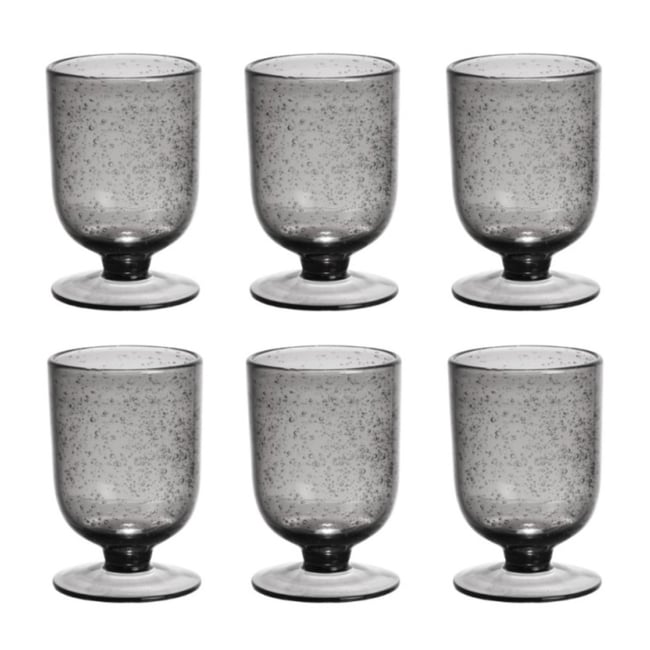Verre à pied Gordes Bullé 25 cl   (lot de 6) - TABLE PASSION