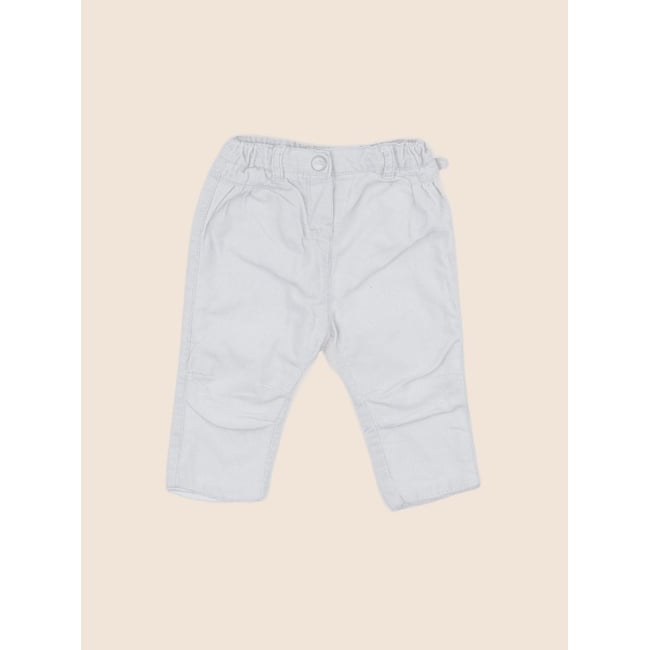 Pantalon doublé - Très bon état gris <span itemprop=