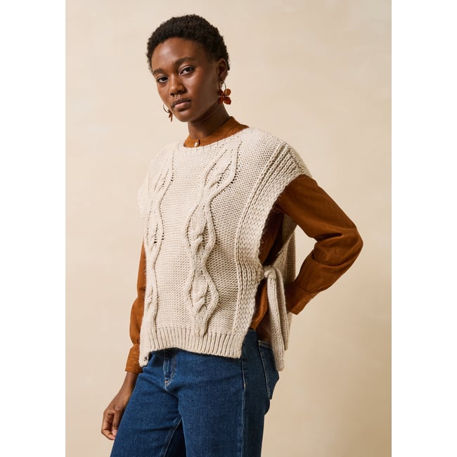 Pull manches courtes col bateau - LA FEE MARABOUTEE