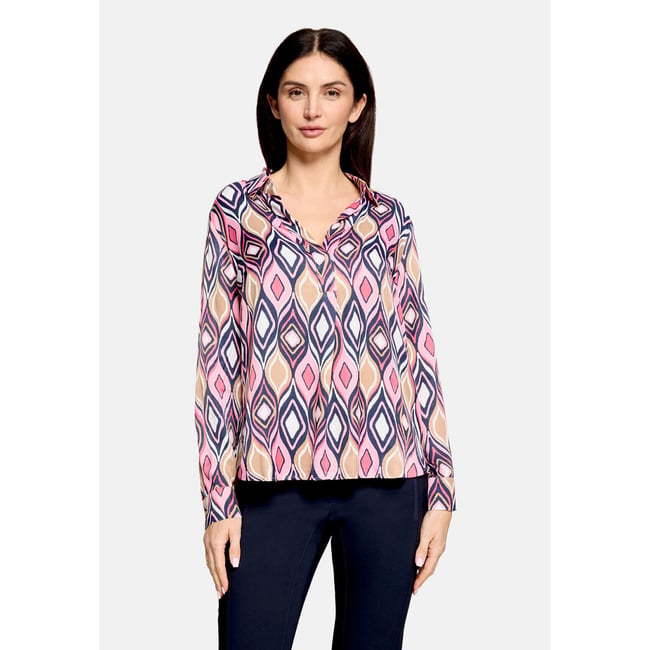 Tunique à manches longues pink/dark blue <span itemprop=