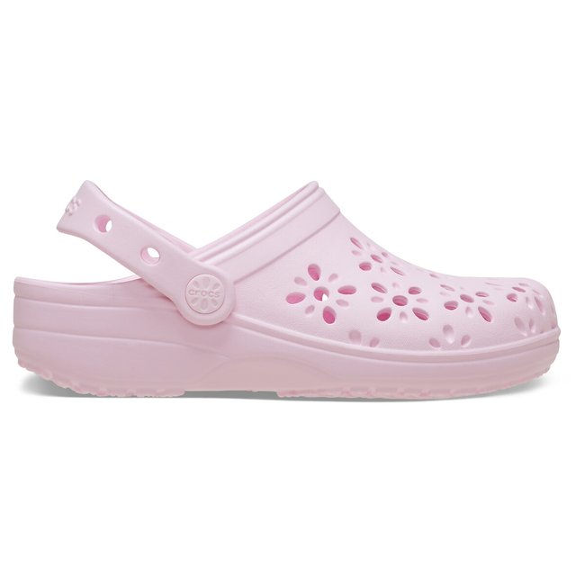 Sabot Classic Floral Cut rosa pallido CROCS