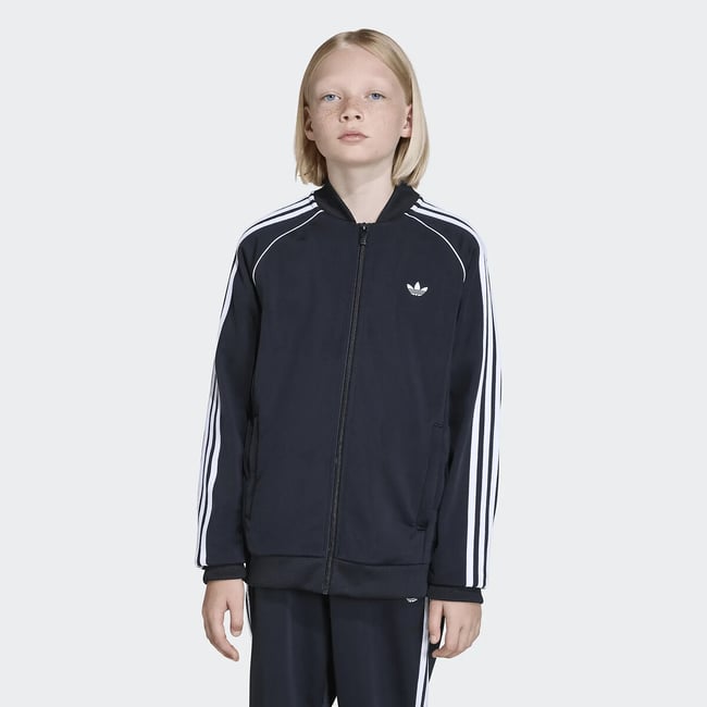 Track Top, black, adidas Originals