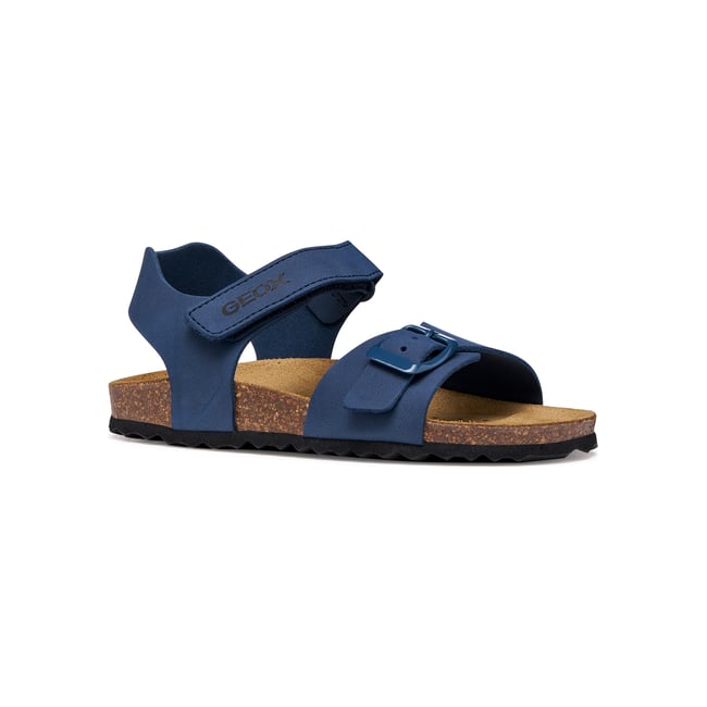 Sandales  J GHITA bleu foncé <span itemprop=