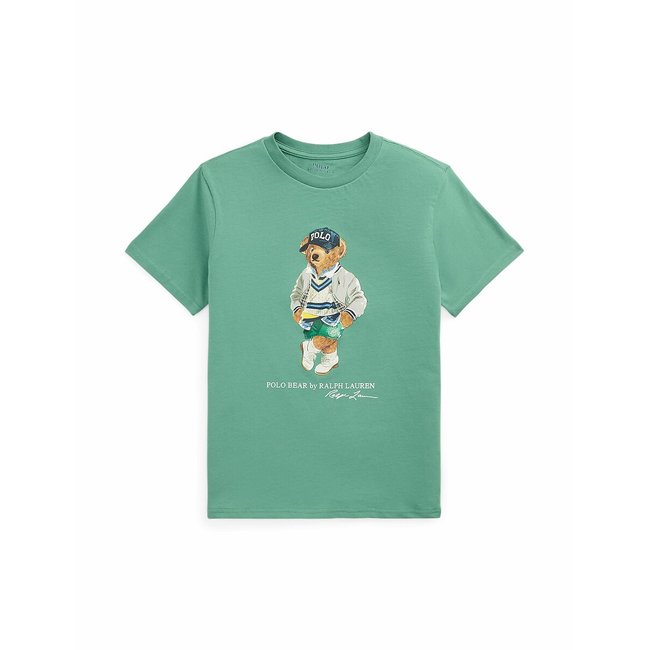 Camiseta de manga corta verde <span itemprop=