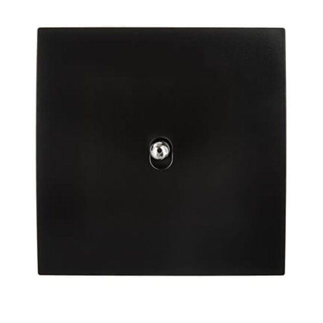Interrupteur Simple Va Et Vient Karo Noir Satin noir <span itemprop=