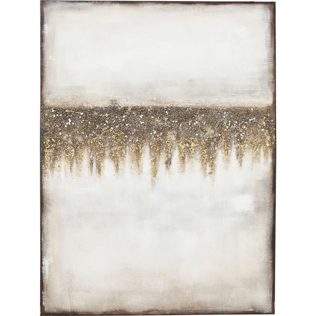 Peinture à l'huile, FIELDS Couleur marron <span itemprop=