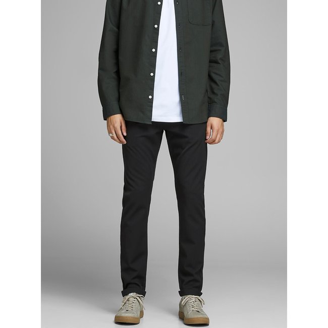 Брюки-чинос узкие Jpstmarco черный JACK & JONES