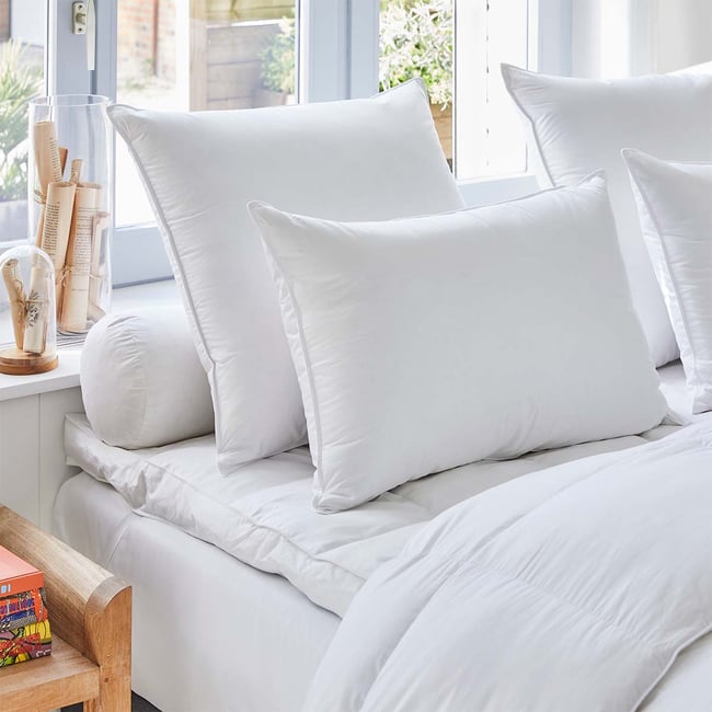 Oreiller Platinium - MOELLEUX Couleur blanc <span itemprop=