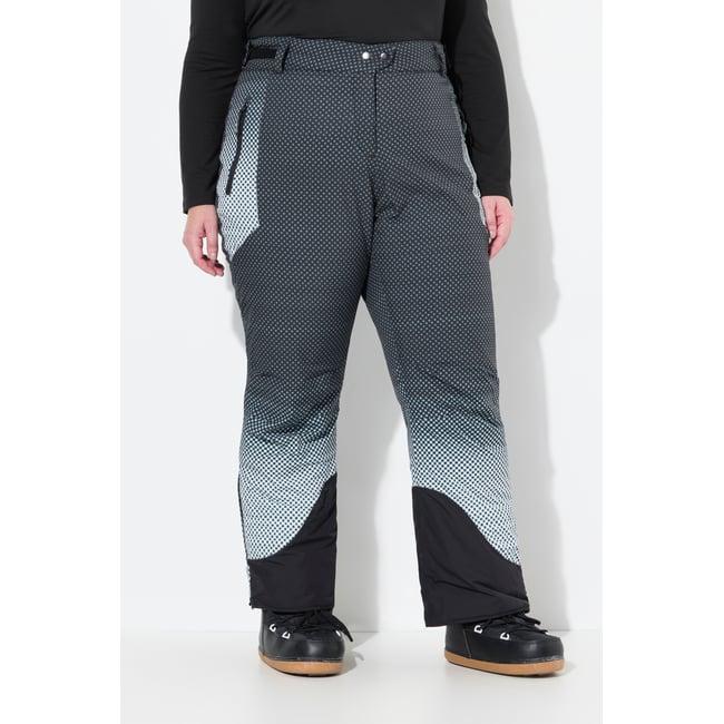 Pantalon de ski imperméable, pois noir <span itemprop=