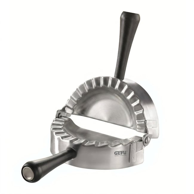 Moule à raviolis articulé rond RAVENNA argent <span itemprop=
