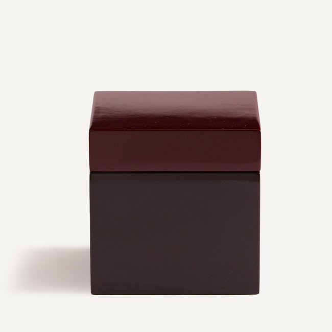 Boîte carrée laquée, Pixa Couleur multicolore <span itemprop=