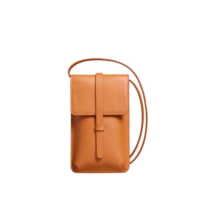 Pochette En Cuir Ines De La Fressange – Neuf Avec étiquettes – Couleur Marron – Style élégant Et Pratique