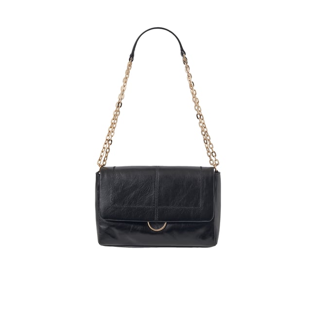 Sac épaule cuir STELLA noir <span itemprop=