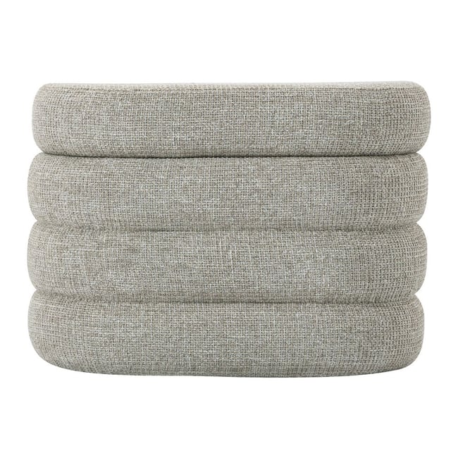 Banc coffre tissu chenillé - ZAGO
