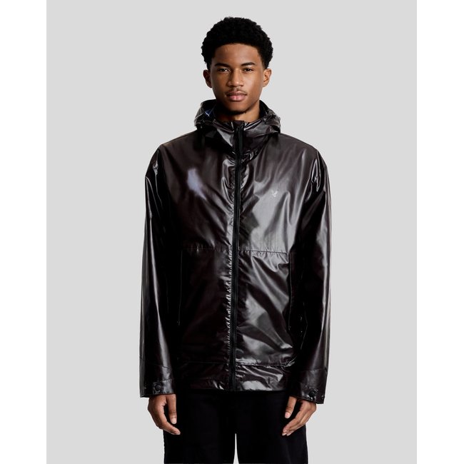 Veste shell thermoréactif foncé marine/ bubble bleu <span itemprop=