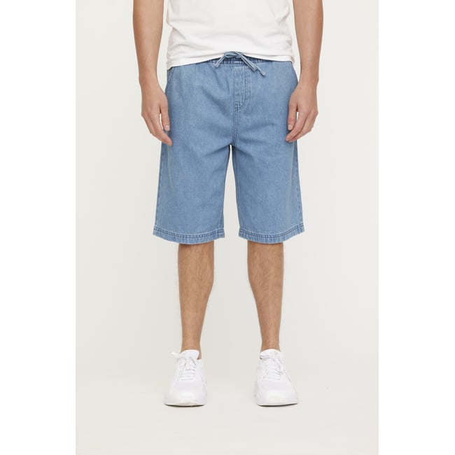 Short Homme Lee Cooper 'Nikolai' - Coupe Classique Beige En Coton Stretch - 5 Poches, Ceinturable