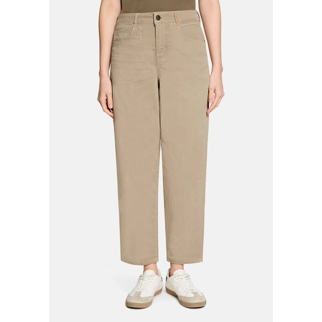 Jean d'aspect usé à effet délavé dark beige denim <span itemprop=