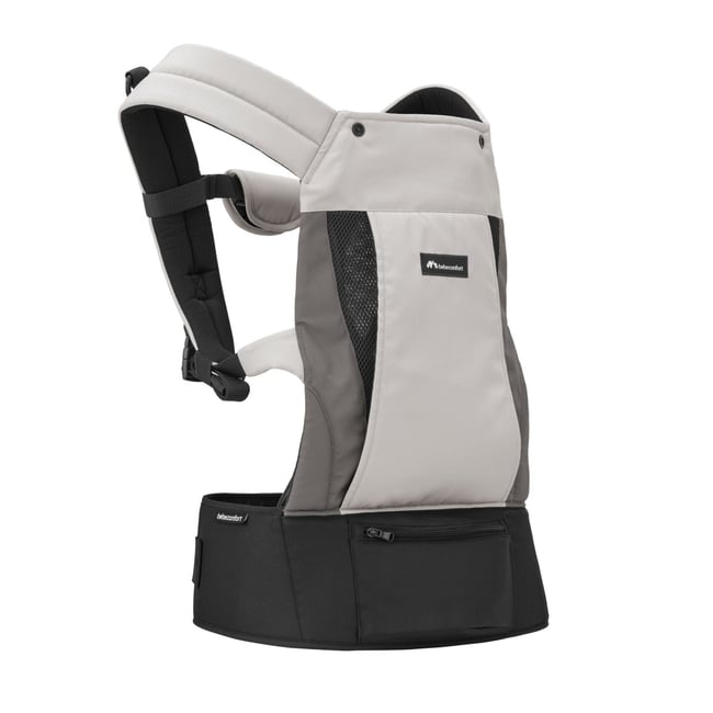 Porte bébé physiologique Physionest Gray Mist gris <span itemprop=