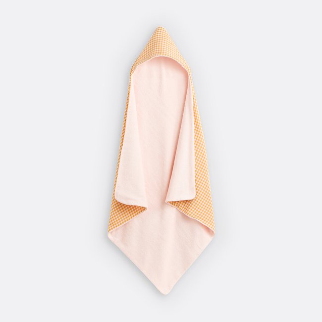 Croizic Gingham Cotton Muslin & Towelling Bath Cape - LA REDOUTE INTERIEURS