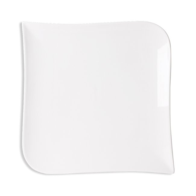 Assiette plate Melody (lot de 6) Couleur blanc <span itemprop=
