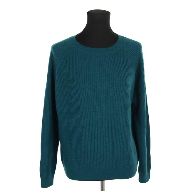 Pull en cachemire - Très Bon État bleu <span itemprop=
