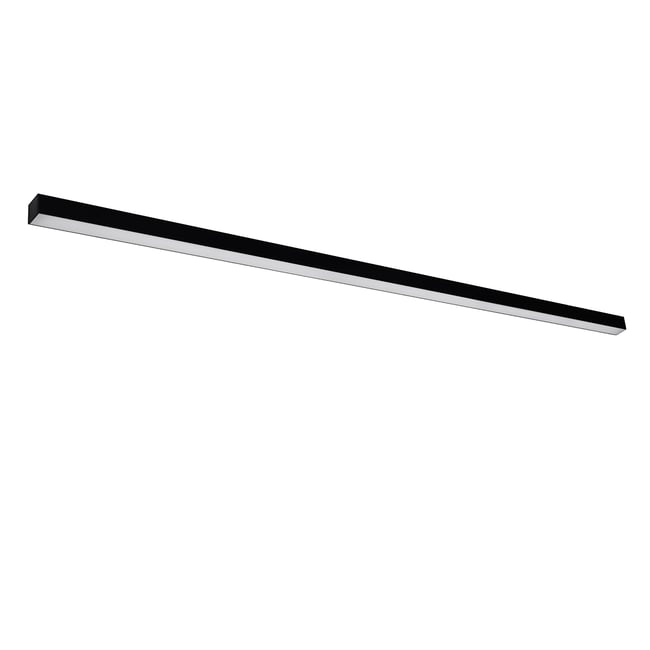 Applique murale Aluminium Noir LED 1 Pinne Couleur noir <span itemprop=