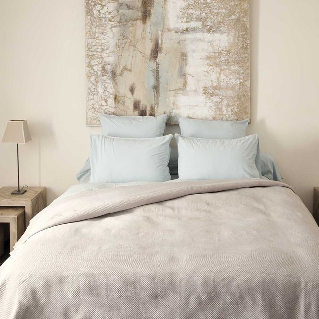 Dessus de lit PERIGORD Perle perle <span itemprop=