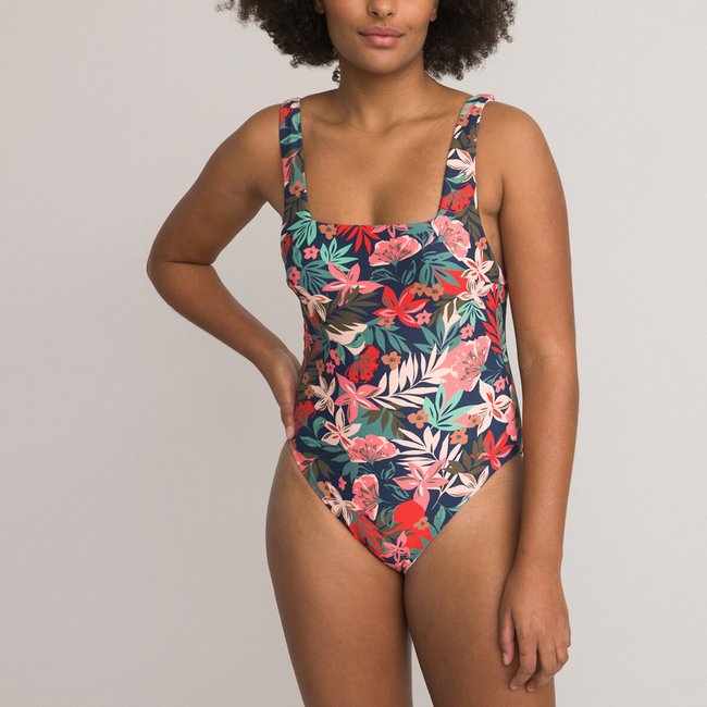 Costume da bagno intero, effetto ventre piatto fantasia floreale ANNE WEYBURN
