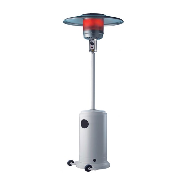 Aquecedor de exterior a gás Corona, Chama Vermelha branco <span itemprop=