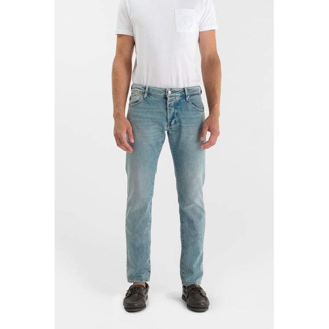 Jeans slim stretch 700/11, longueur 34 blue <span itemprop=