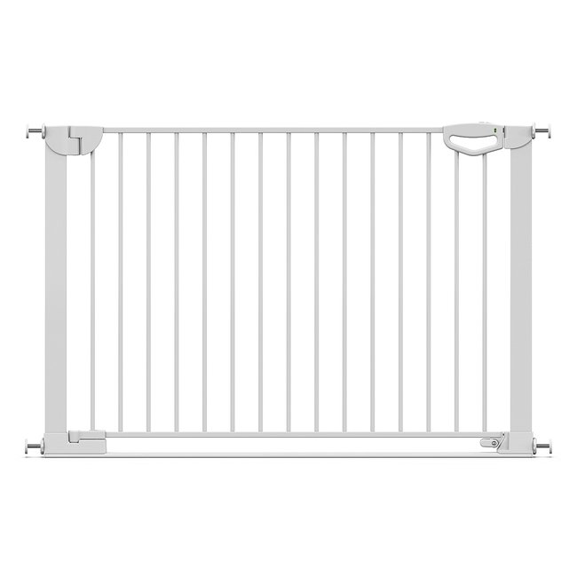Barrière sécurité Easylock Flatstep 118 cm - 125 cm - Blanc - GEUTHER