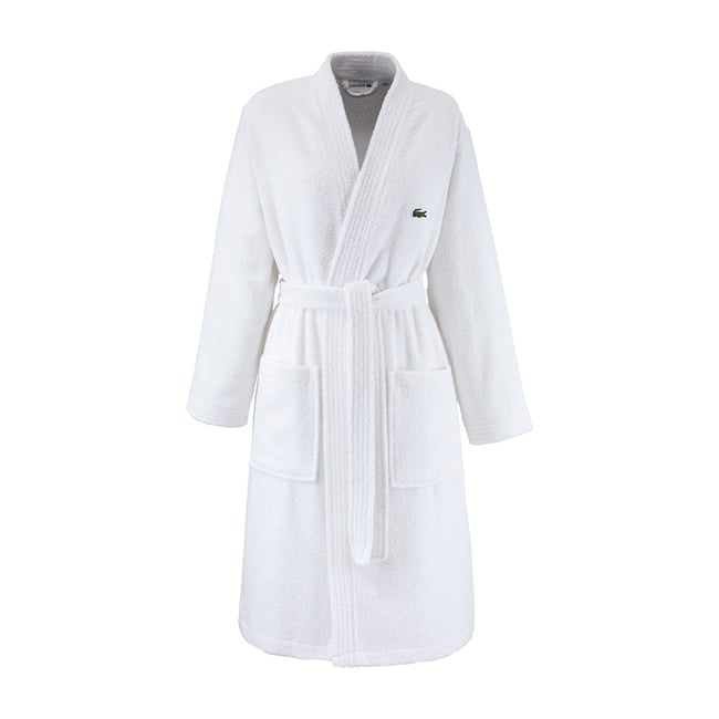 Peignoir de bain en coton, L LECROCO - LACOSTE HOME