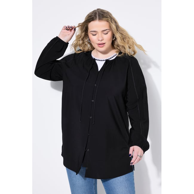 Blouse détails tressés, coupe évasée - STUDIO UNTOLD