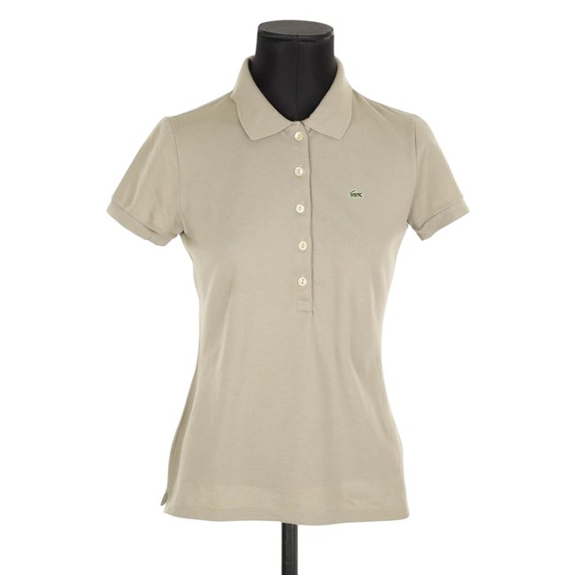 Polo en coton - Très Bon État kaki <span itemprop=