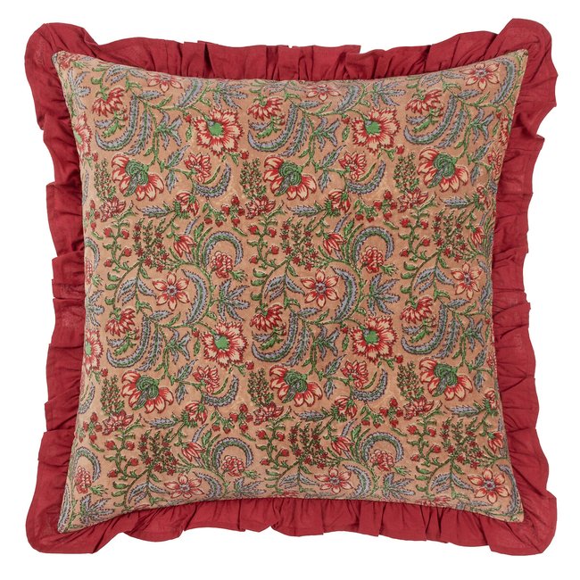 Haven Cotton Cushion, pink, PAOLETTI