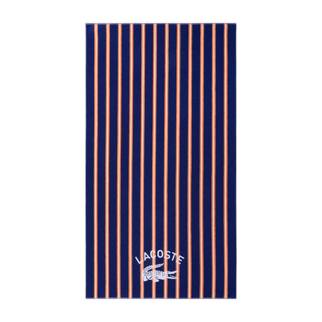 Serviette de plage en coton, L SUNSTRIPE - LACOSTE HOME