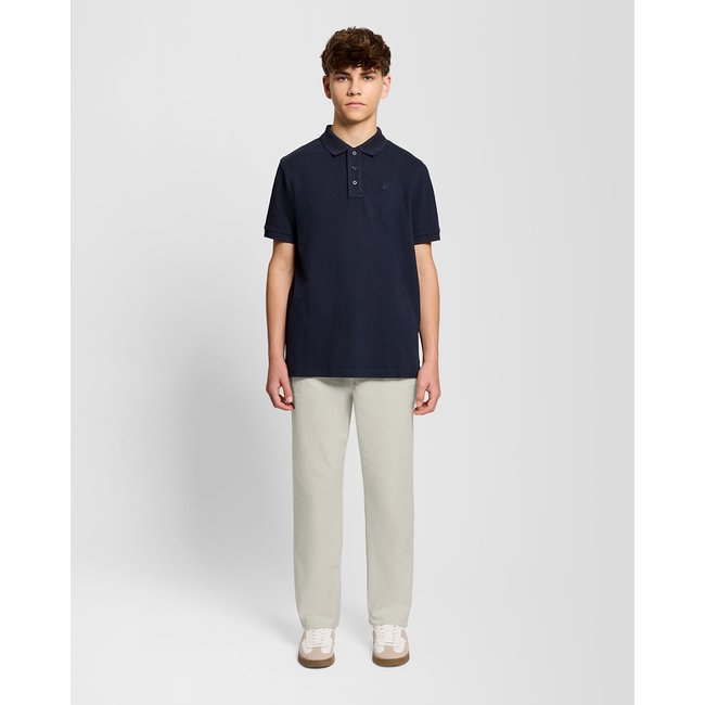 Pantalon en lin blanc crique <span itemprop=