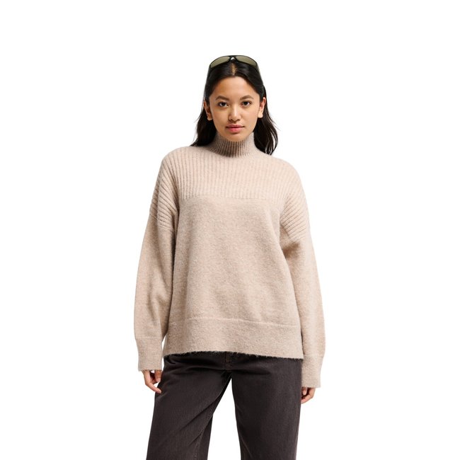 Pull NIAS beige bone white heather <span itemprop=