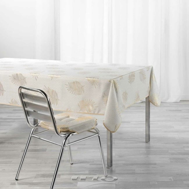 Nappe antitache rectangulaire 145x240  Sunny Gold v002227 <span itemprop=