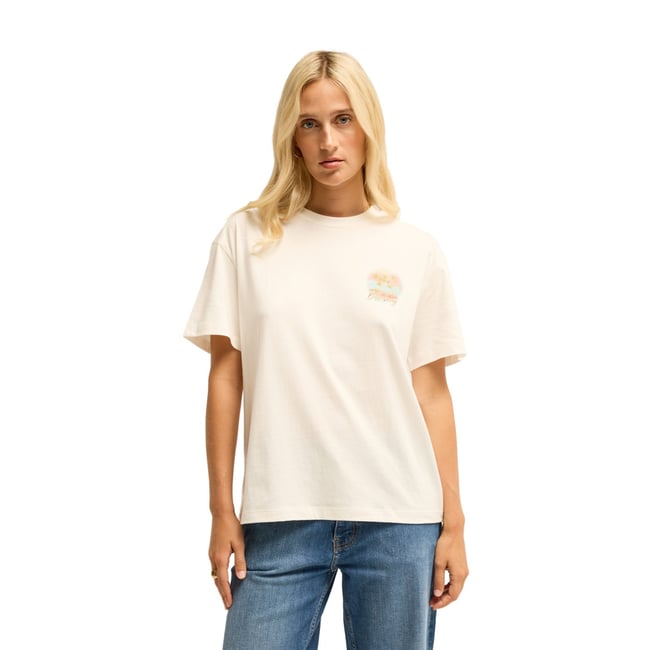 T shirt manches courtes CATCHING WAVES blanc salt crystal <span itemprop=