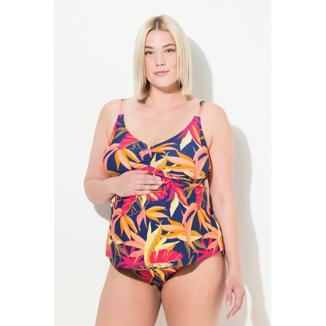 Tankini Bellieva, imprimé forêt indigo foncé <span itemprop=