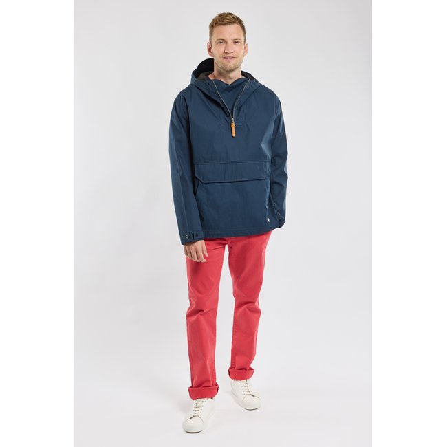 Vareuse déperlante en coton marine deep <span itemprop=