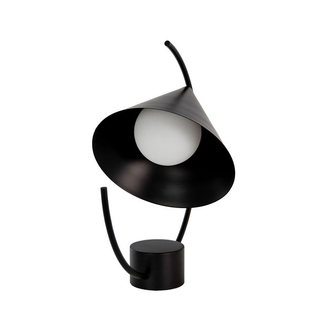 Lampe de table en acier Couleur noir <span itemprop=
