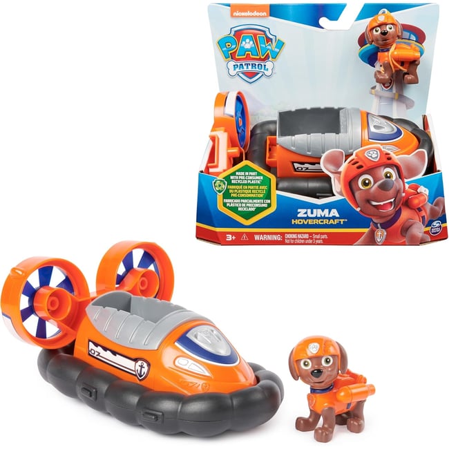 La Pat Patrouille Aéroglisseur avec figurine Zuma v019845 <span itemprop=