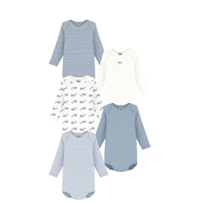 . bianco + blu PETIT BATEAU