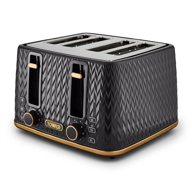 Empire 4-Slice Toaster - T20061 - TOWER