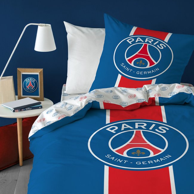 Parure de lit coton, PSG Classic imprimé PSG