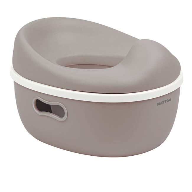 Pot d'apprentissage Potty 3 en 1 vert sauge taupe <span itemprop=