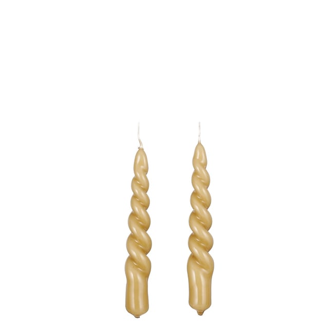 Bougie TWIST Couleur marron clair <span itemprop=